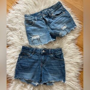 Cat & Jack Denim Shorts Set in Classic Blue